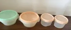 タッパーウェア　ベルポピー2個、小容器2個セット