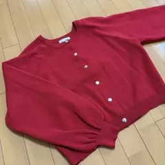 赤カーディガン Lサイズ