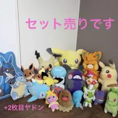 ポケモンぬいぐるみセット オオタチ ルカリオ ヒトカゲ カイリュー