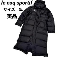 美品 希少 XL ルコックle coq sportifベンチコート黒 肉厚