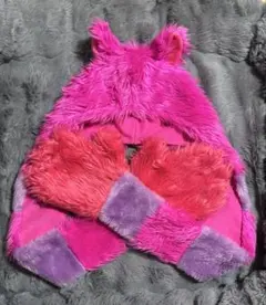 ディズニー チェシャ猫 マフラーキャップ