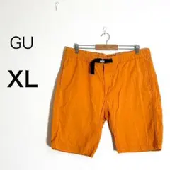 GU ジーユー ハーフパンツ オレンジ XL 大きいサイズ ウエストゴムのサムネイル