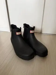 HUNTER ブラック ショートブーツ 26cm