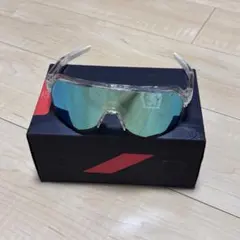 100% S3 マット ホワイト ブルー ワンハンドレッド サングラス 外箱