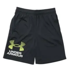 アンダーアーマー（UNDER ARMOUR）　黒ハーフパンツ YS 新品！