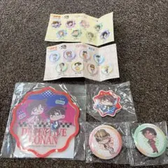 名探偵コナン ラバーコースター ラバーチャーム缶バッチ くら寿司