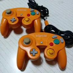 Nintendo ゲームキューブ コントローラー 【ジャンク品】オレンジ 2個