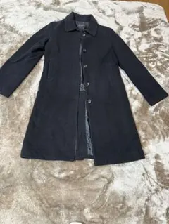 黒　コート ボタン付き