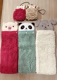 ちょこちょこマイクロファイバーキッチンタオル&ハンディモップのサムネイル