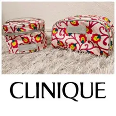 【新品CLINIQUE】コフレポーチ ELEY KISHIMOTOコラボ