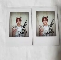 &TEAM ニコラス トレカ チェキ ポラロイド　XBlush サイン２枚セット