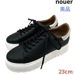 〈美品〉nouer ヌエール スコットクラブ【23cm】厚底スニーカー 黒 2026年最新】nouer スニーカーの人気アイテム - メルカリ