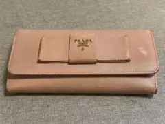 PRADA ピンク サフィアーノレザー 長財布