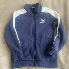 PUMA スウェット ジッパー付き ネイビー 120cm