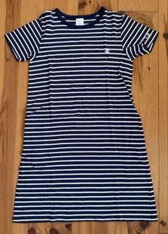 キッズ　160 半袖　ワンピース　ボーダー　チャンピオン