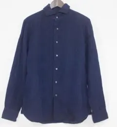 UNITED ARROWS TOKYO ユナイテッドアローズ 麻 長袖シャツ 紺