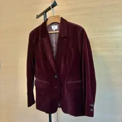 ユニクロ INES イネス コーデュロイジャケット ボルドー XL
