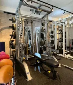 スミスマシン TUFFSTUFF タフスタッフ CSM-600 TuffStuff Fitness – Smith Machine / Half Cage Combo (CSM-600
