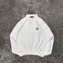 70s Chaps Ralph Lauren コットンニット ニットポロ 刺繍