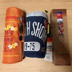 【新品未使用】HALEIWA ステンレスボトル & ボトルカバー 3点セットのサムネイル
