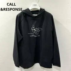 CALL&RESPONSE パーカー プルオーバー ブラック