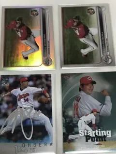 広島カープ　大瀬良大地　4枚セット