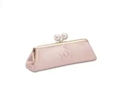 asu様専用 MARY QUANTガマ口ペンケース（パールピンク）