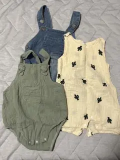 値下げ！SHEIN ロンパース 3点セット 74 86 9-12mのサムネイル