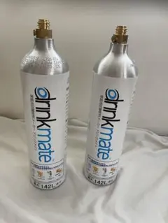 空ボトル　ドリンクメイト　drinkmate 炭酸ガスシリンダー 142L 2本のサムネイル