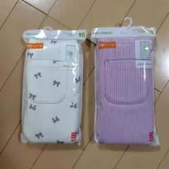 ユニクロ　【新品未開封】フリースレギンス 2点セット　サイズ９０　イ