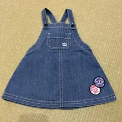 ベビードール　デニムサロペットワンピース 90cm