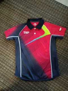 TSP ポロシャツ レッド 140cm 卓球