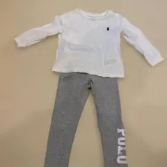 Polo Ralph Lauren 12M 長袖シャツとレギンスセット
