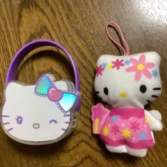 ハローキティのぬいぐるみとおしゃれバッグ　マクドナルド　ハッピーセット　2点