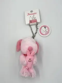 USJ 公式　スヌーピー　ピンク　マスコット　キーチェーン　ぬいぐるみ
