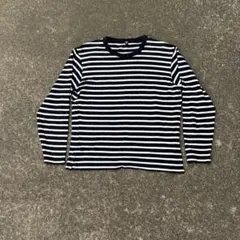 00s old uniqlo レアカラー 短丈ボーダーロンT - メルカリ