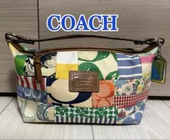 COACH パッチワーク アクセサリーポーチ ワンショルダーバッグ Y2K