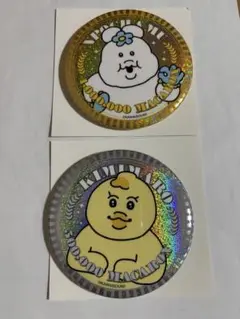 1番くじ　んぽちゃむ　缶バッジ2点