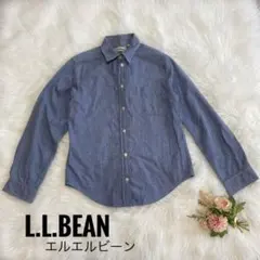 【美品】L.L.Bean エルエルビーン レディース 長袖シャツ M 綿100%のサムネイル