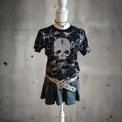 Roen ロエン スカル Tシャツ y2k グランジ 黒のサムネイル