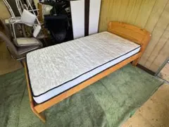 4528W2)*シングルベッドマットレス付 引き出し有 - メルカリ