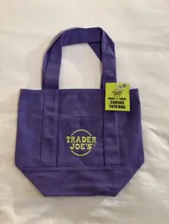 TRADER JOE'S ハロウィン限定ミニトートバッグ 紫