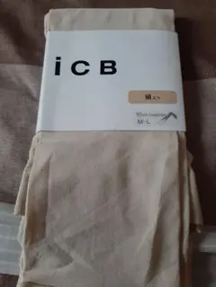 新品✱ICB✱ シルク入りレギンス10分丈　Ｍ～L　アツギ50デニールのサムネイル