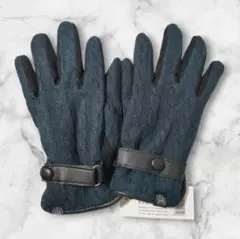 【新品未使用品】RESTORATION　手袋　グローブ　22〜23cm　ネイビー