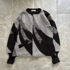 カーディガン ニット アウター モヘア カジュアル モード レディース L相当