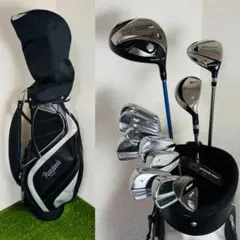 AGC レフティ メンズ ゴルフクラブセット 8本 左利き キャディバッグ付