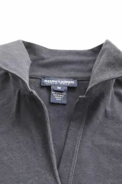 ネイビー　ニットポロ　スキッパーポロ　マカオ製