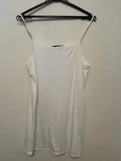 ヘザー　ホワイトキャミソール