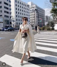 【新品未使用】eimy istoire /EM pearlデニムトレンチコートのサムネイル