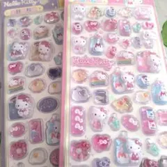 日本未発売 海外限定 ボンボンドロップシール キティ 2枚セット